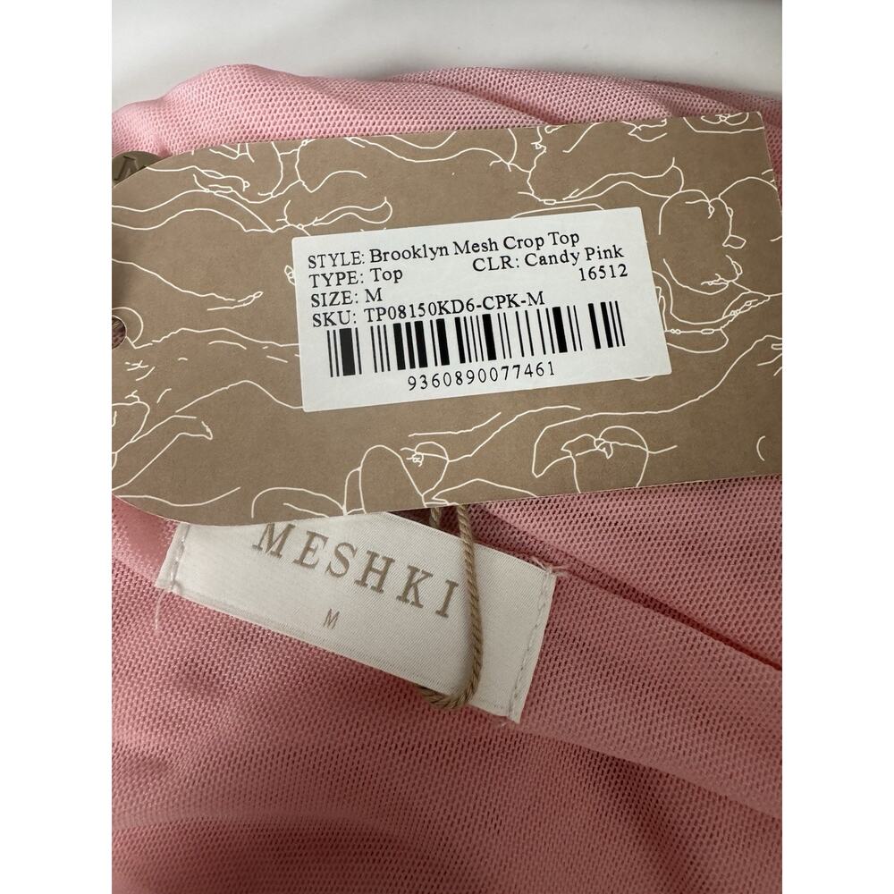 Meshki Candy Pink Crop Top Women’s Medium Brooklyn NWT - Picture 11 of 11